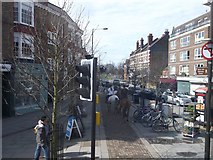 TQ2371 : Bridlepath beside Wimbledon High Street by David Anstiss