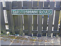 Shotesham Road sign