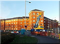 Flats on the corner of Penzance Drive and Paddington Drive, Swindon