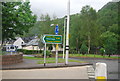 NN1174 : Road sign, A82 by N Chadwick