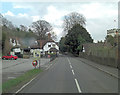 A4155 passes the Dog and Badger