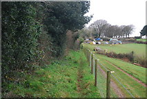 SX9374 : Footpath approaching Woodlands Farm by N Chadwick