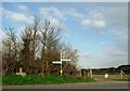 Direction sign, Doniford, Somerset