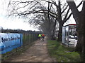 Cyclepath beside Rocks Lane