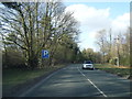 Holmes Chapel Road looking north