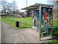 Bus shelter, Throckmorton Road, Greenlands, Redditch