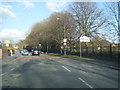 Lane End Road at Stockport borough boundary