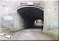 Red Brow Lane tunnels under the aqueduct