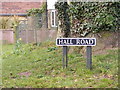 TG1310 : Hall Road sign by Geographer