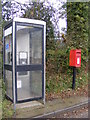 TG1109 : Telephone Box & Norwich Road Postbox by Geographer