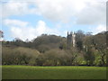 Looking across the fields to St Creda