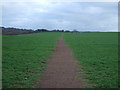 Footpath over fields, Etchinghill