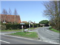 Road junction near Abberton