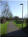 Public footpath in Heybridge, Essex