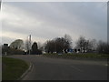 Roundabout at the junction of Willesborough Road and Canterbury Road