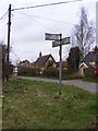 Roadsign on Redgrave Road