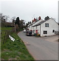 Limewashed cottages, Lea