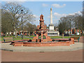 Fountain and War Memorial, Victoria Park, Widnes