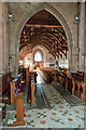 Church of St Mary & St Andrew, Condover - C17 hammerbeam roof