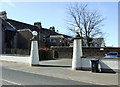 Gateposts on Cochrane Street