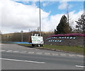 SO1106 : Name at the entrance road to Capital Valley Business Park, Pontlottyn by Jaggery