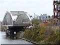 Chester Road swingbridge, almost open