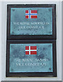 Norwegian and Danish Vice Consulate signs