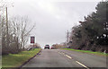 A36 crossing the M27 bridge