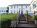 Steps up to Tŷ Crawshay, University of Glamorgan, Treforest, Pontypridd