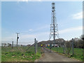 Communications mast on Dean Hill