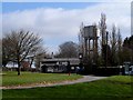 Water Tower and the White Horse pub at Tea Green