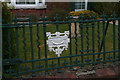 Wrought iron fence on a cottage at Marshchapel