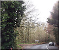 A3057 entering Stockbridge by Steepleton House