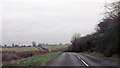 A3057 approaching sewage works