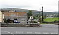 Cross roads at the centre of the village of Leitrim