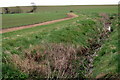 Stream along the field edge