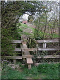 SP7137 : Footbridge on the path by Oak Tree Farm by Philip Jeffrey