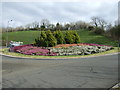 Floral roundabout on the A695, Prudhoe