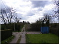 TM4072 : Entrance to South Manor Farm by Geographer