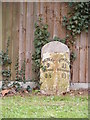 Milestone on the A144 Bramfield Road