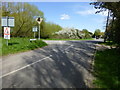 Bookers Lane junction with the B2198 at Somerley