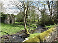 Stream flowing into the Irish Republic