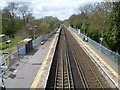 Kemsing station from the footbridge