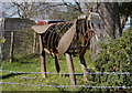 Sculpture near Lower Lliw reservoir