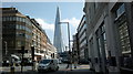 View of the Shard from Southwark Street