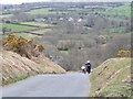 Pushing up the hill on National Cycle Route 274