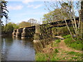 The Barnstaple to Exeter branch line crossing the River Taw at Umberleigh