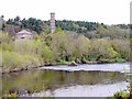 Wylam Pumping Station from the south bank of River Tyne