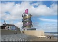 The now completed Redcar Beacon seen from the east