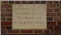 Building stone, Westbury Avenue Baptist Church